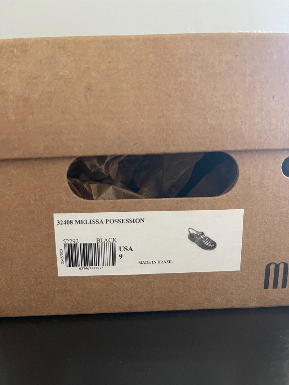 Melissa Women's Matte Black Jelly Fisherman Sandals - Picture 2 of 4